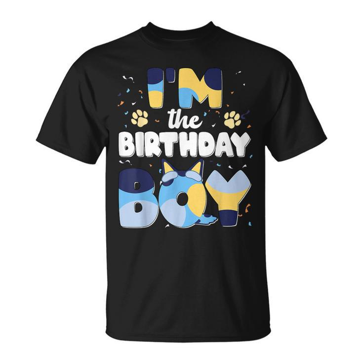 Im The Birthday Boy Dog Family Matching T-Shirt