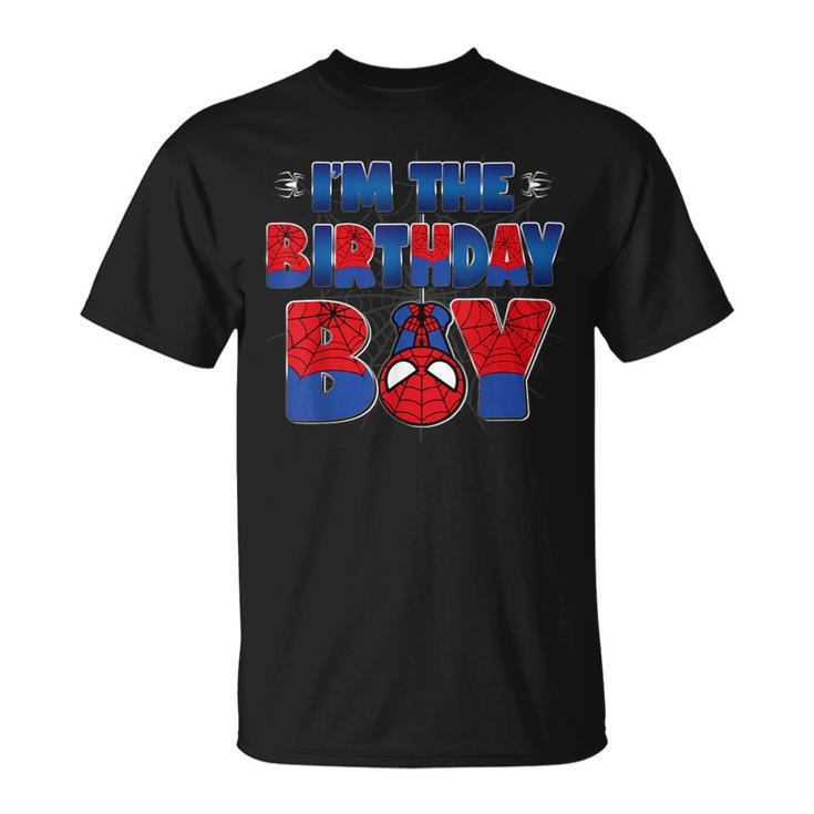 Im The Birthday Boy Spider Family Matching T-Shirt