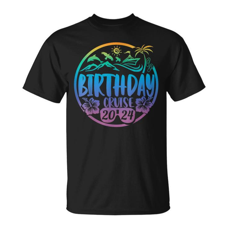 Birthday Cruise 2024 Family Cruise Trip Summer Vacation T-Shirt