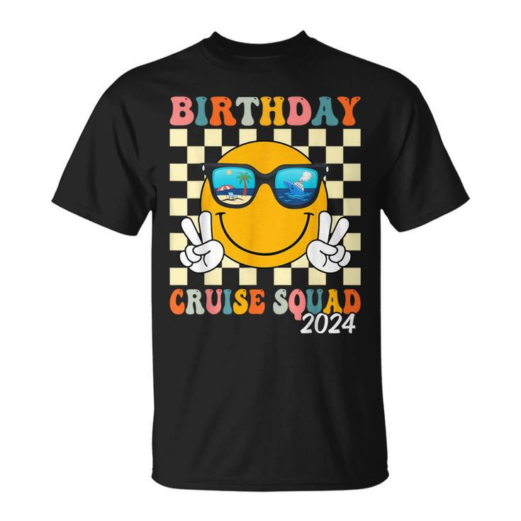 Birthday Cruise Squad 2024 Birthday Cruise Family Matching T-Shirt