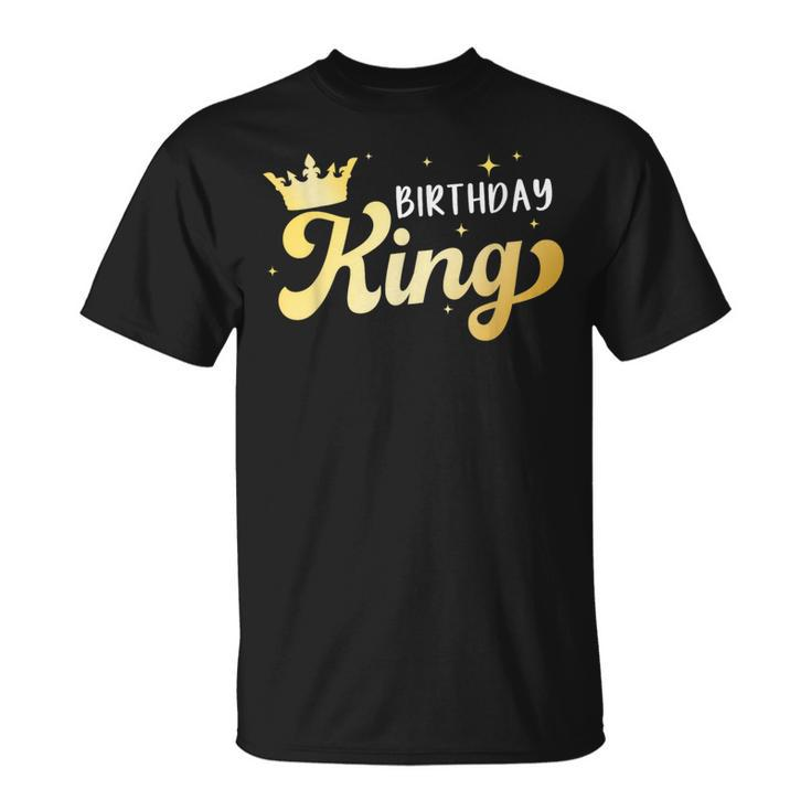 Birthday King For Boys And Matching Birthday T-Shirt