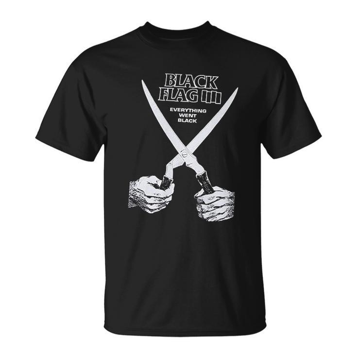 Black Flag Everything Went Black T-Shirt - Thegiftio