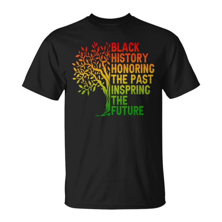 Black History Honoring The Past African Pride Black History T-Shirt