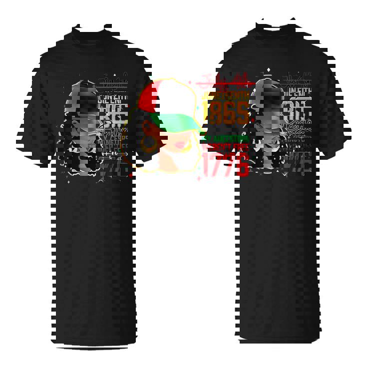 Black History Month Junenth 1865 T-Shirt