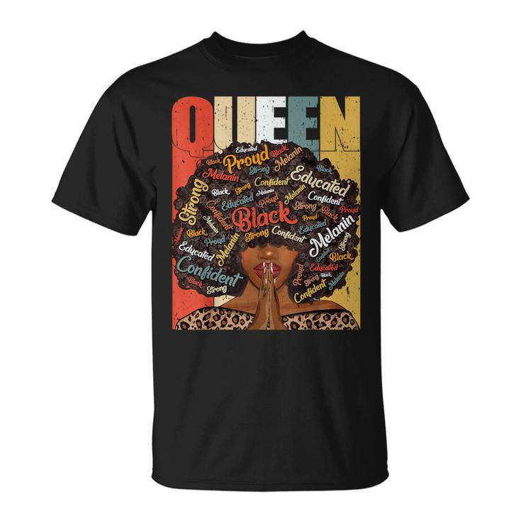 Black History Month Junenth For Black Queen T-Shirt