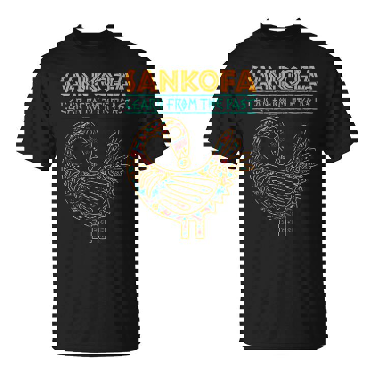 Black History Sankofa African Bird Junenth T-Shirt