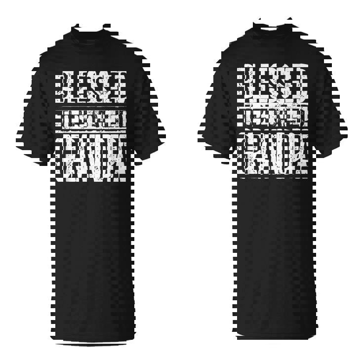 Blessed To Be Called Grandpa Dad Birthday Father's Day T-Shirt