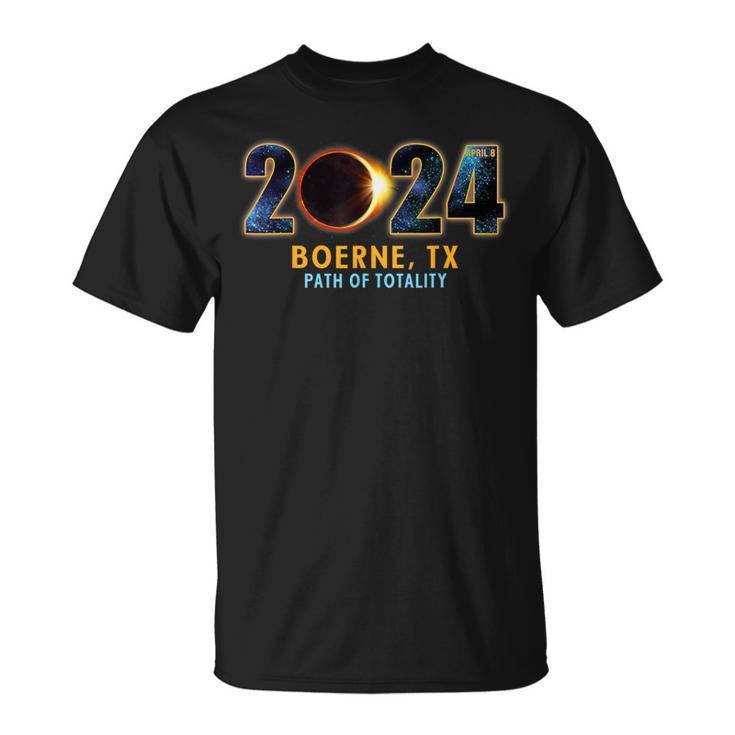 Boerne Texas Total Eclipse Solar 2024 T-Shirt