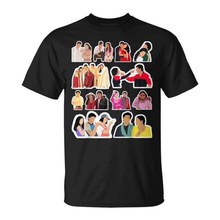 Bollywood Cartoon Minimalistic T-Shirt