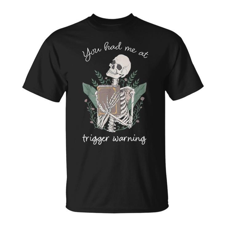 Bookish Quote Skeleton Book Lover Bookish Librarian T-Shirt