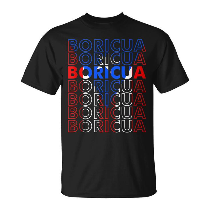 Boricua Pride Puerto Rican Puerto Rico Flag T-Shirt
