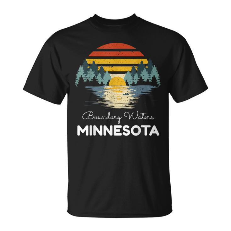 Boundary Waters Minnesota Vacation Group T-Shirt