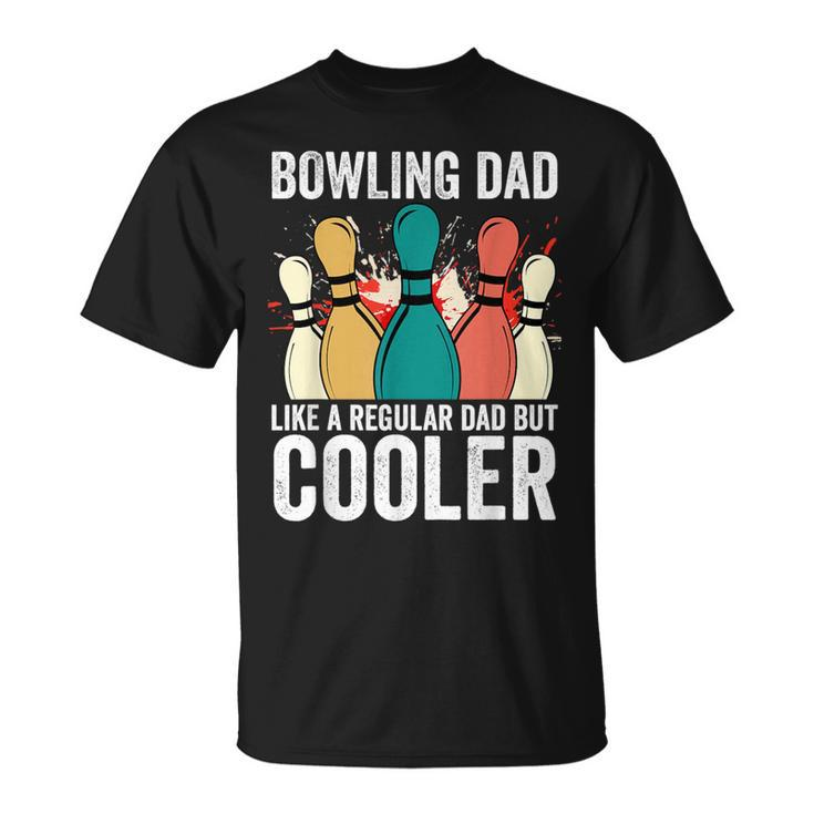 Bowling Dad Vintage Father's Day For Bowler T-Shirt