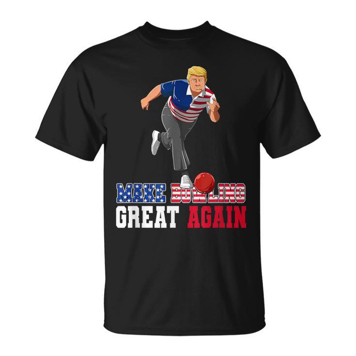 Make Bowling Great Again Trump Bowling Accessories T-Shirt