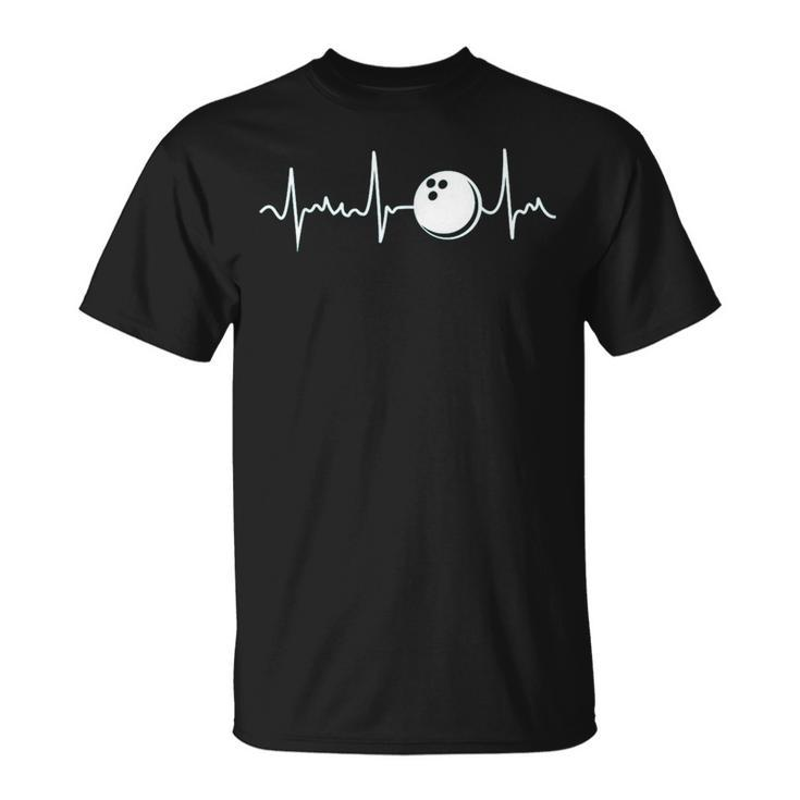 Bowling Heartbeat Bowling T-Shirt