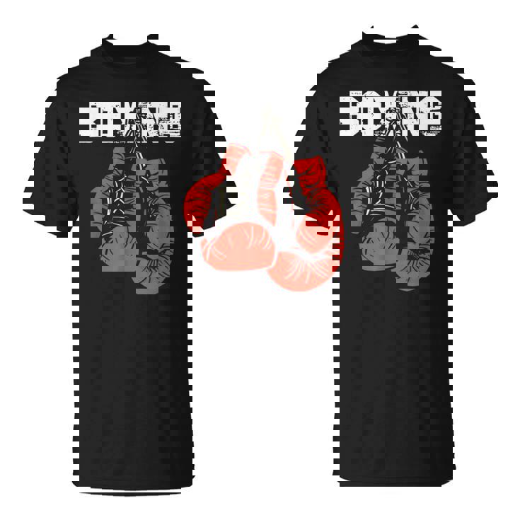 Boxeo Diseño Guantes De Boxeo Artista Marcial Camiseta unisex