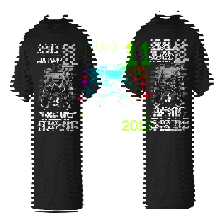 Boy Level 11 -Ideojuego Desbloqueado Para Cumpleaños Número 11 Camiseta unisex