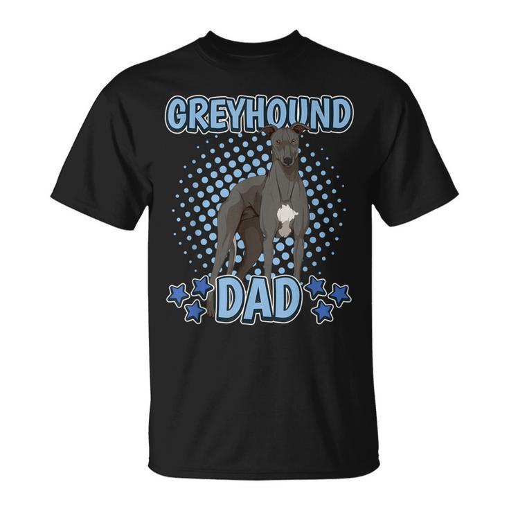 Boys Greyhound Dad Dog Owner Father's Day Greyhounds T-Shirt