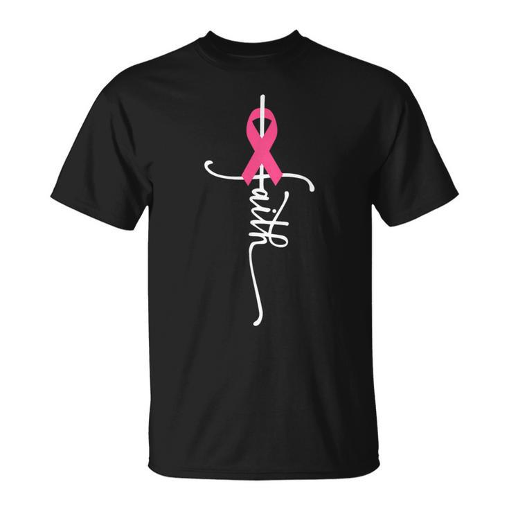 Breast Cancer Faith Breast Cancer Awareness Breast Cancer T-Shirt