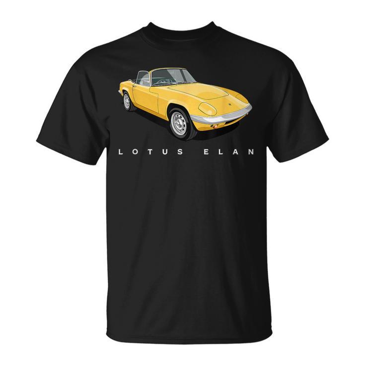 British Classic Super Cars Lotus Elan T-Shirt