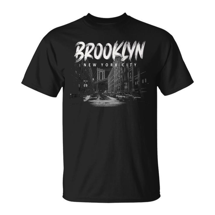 Brooklyn New York Backprint T-Shirt