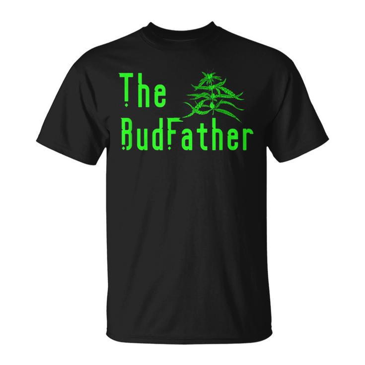 The Budfather Marijuana Bud Father Pot Plant Grower Dad's T-Shirt