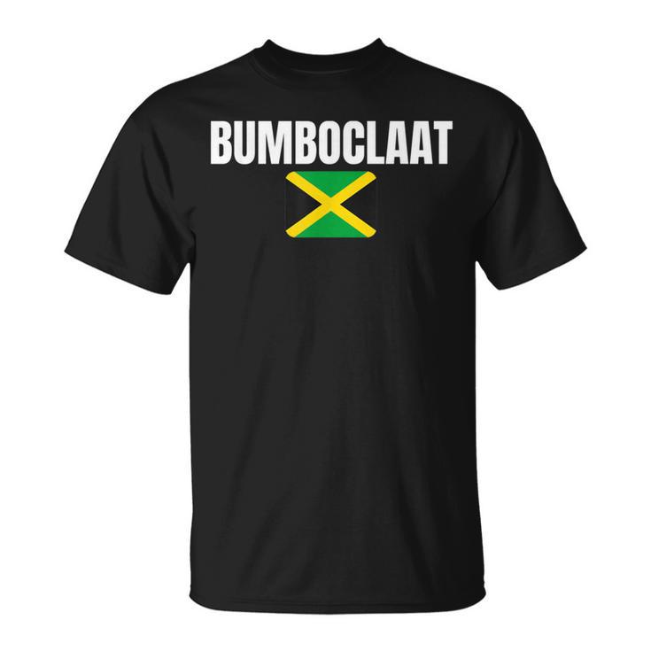 Bumboclaat Jamaican Slang Heritage Flag T-Shirt