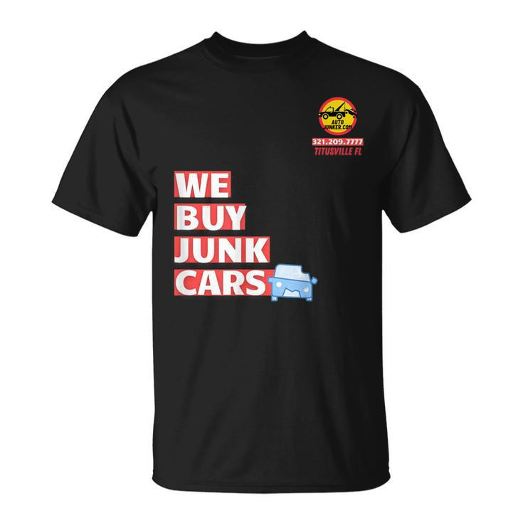 We Buy Junk Cars In Titusville Auto Junker T-Shirt
