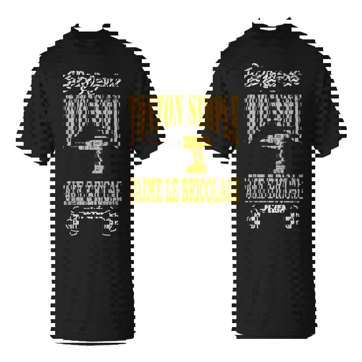 Cadeau Pour Un Tonton Bricoleur Apéro Bière Bricolage Humour T-Shirt