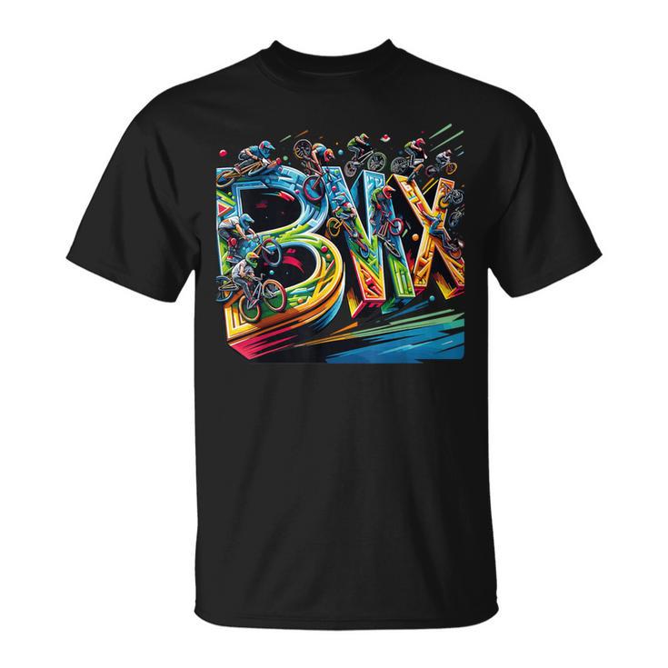 T-shirt BMX Vintage – Homme/Femme/Enfant – Noir – Funny Gift – Personnalisable