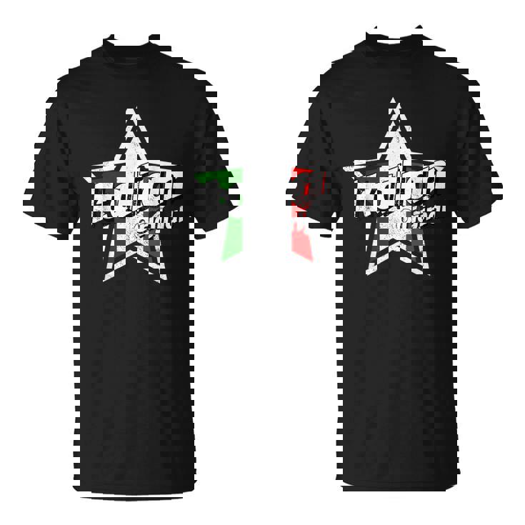 Camisa Original Italiana Camisa De Bandera De Italia Orgulloso Para Hombre Italiano Camiseta unisex