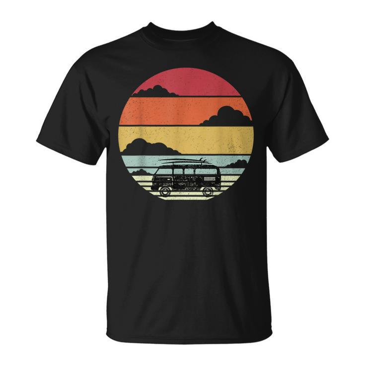 Camping Vintage Retro Campervan Camp Lovers T-Shirt