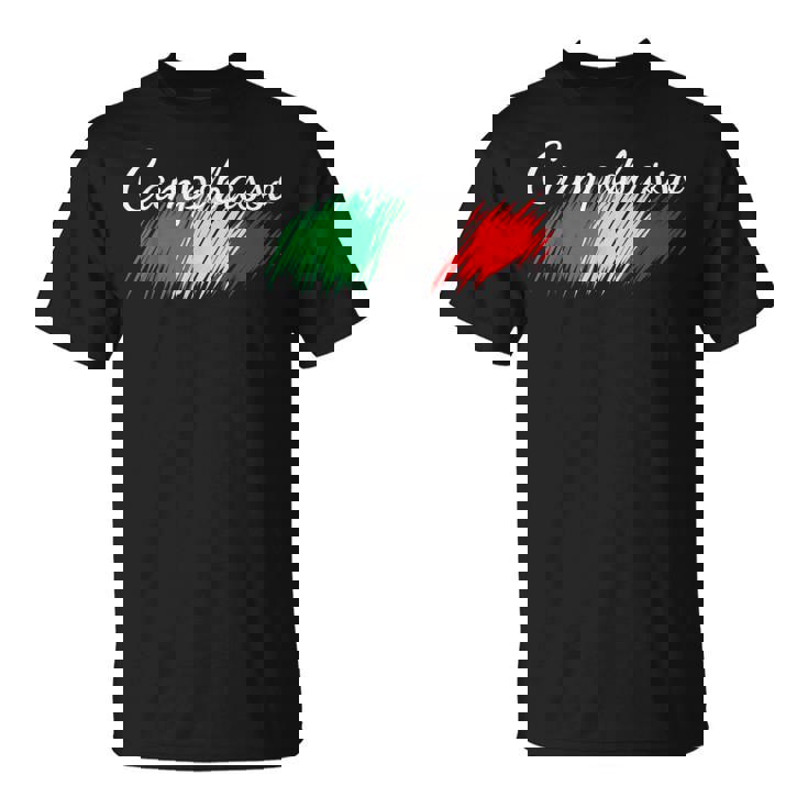 Campobasso Italia Bandera Italia Souvenir Regalo A Juego Italiano Camiseta unisex