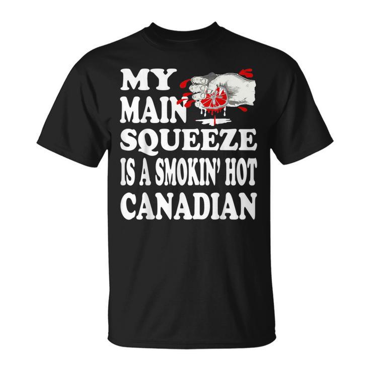 Canada Culture Girlfriend Wife Canadian Matching Couples T-Shirt