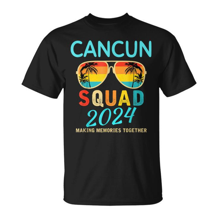 Cancun 2024 Vacation Squad Matching Group T-Shirt