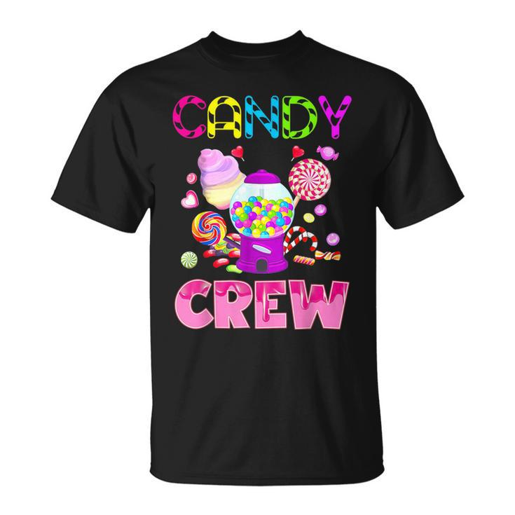 Candy Land Candy Crew Decorations Sweetie Candy Squad T-Shirt