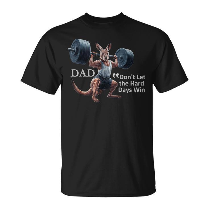 Captain Kangaroo Dad Hat Fitness Dad Hat Strength Daddy T-Shirt