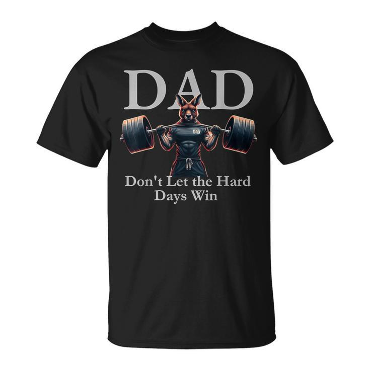 Captain Kangaroo Dad Hat Fitness Dad Hat Strength Dad T-Shirt