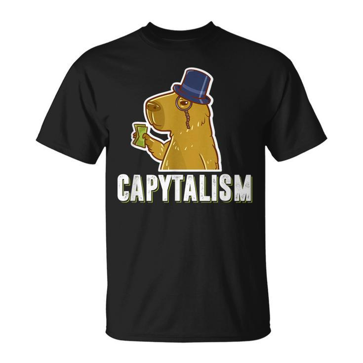 Capybara Capytalism Capitalism Capybara T-Shirt