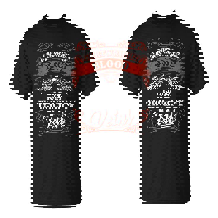Cartwright Blood Runs Through My Veins Youth Kid 2K3td T-Shirt