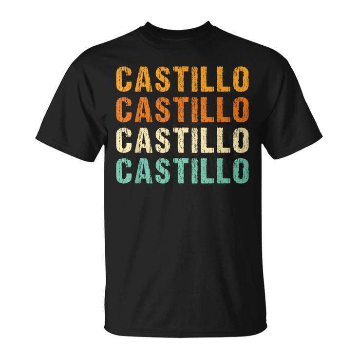 Castillo Last Name Family Reunion Surname Personalized T-Shirt