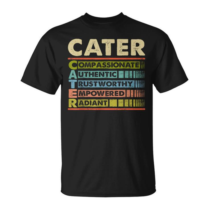 Cater Family Name Cater Last Name Team T-Shirt