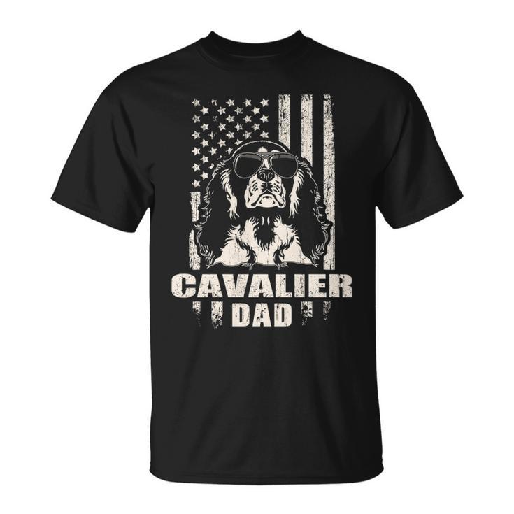 Cavalier Dad Cool Vintage Retro Proud American T-Shirt