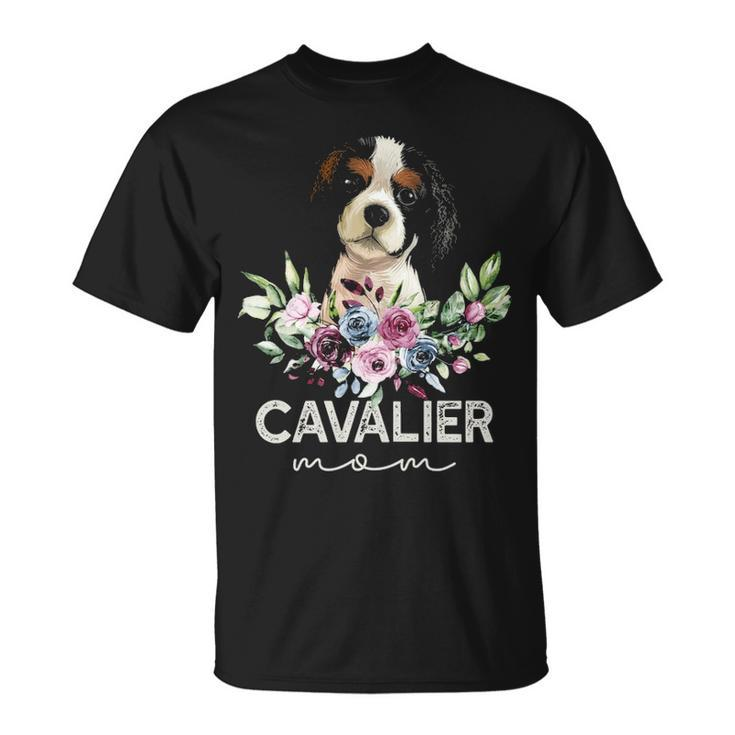 Cavalier King Charles Spaniel  Dog Mom T-Shirt