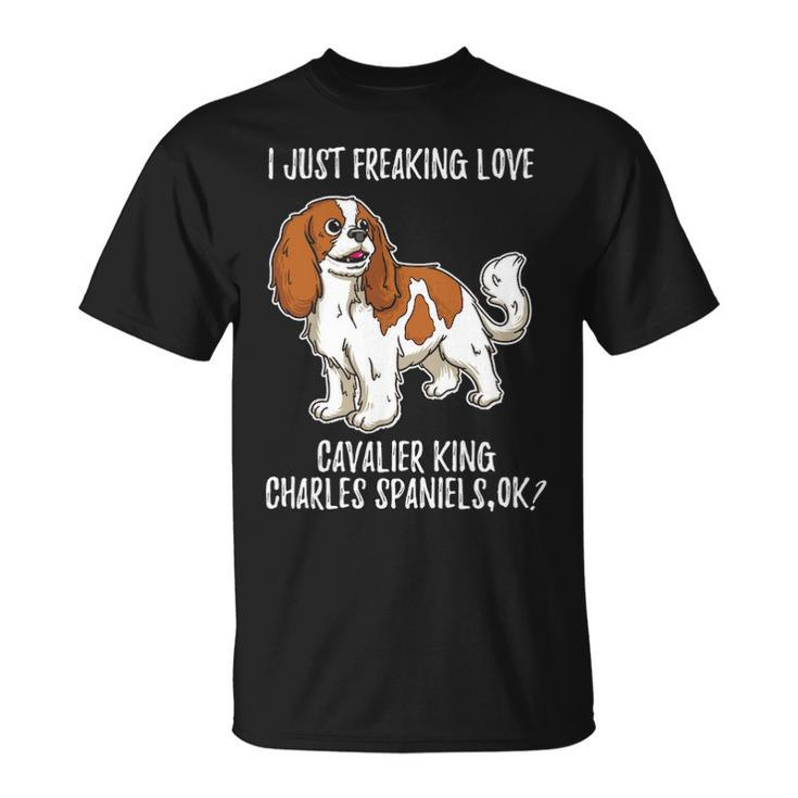 Cavalier King Charles Spaniel Ruby  I Just Love T-Shirt
