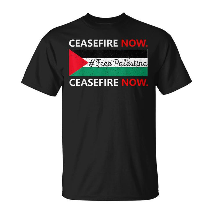 Ceasefire Now In Palestine Gaza Cease Fire Not In Our Name T-Shirt