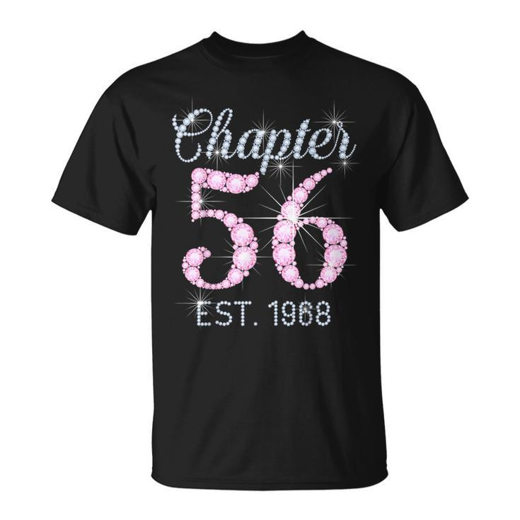 Chapter 56 Est 1968 56Th Birthday For Womens T-Shirt