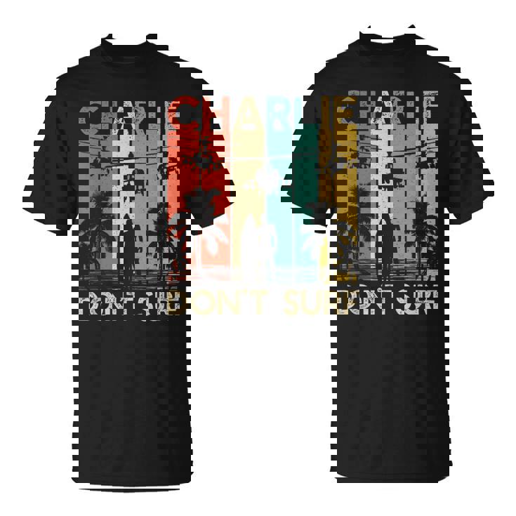 Charlie Don't Surf Camisa Militarietnam Guerra Apocalipsis Camiseta unisex