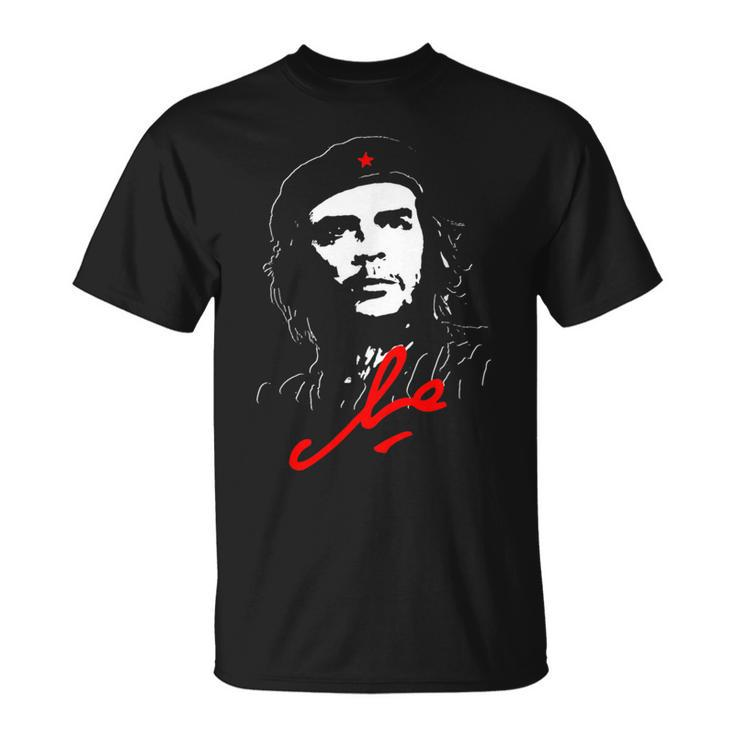 Che Guevara Cuba Rebel Signature Guerrilla Revolution T-Shirt