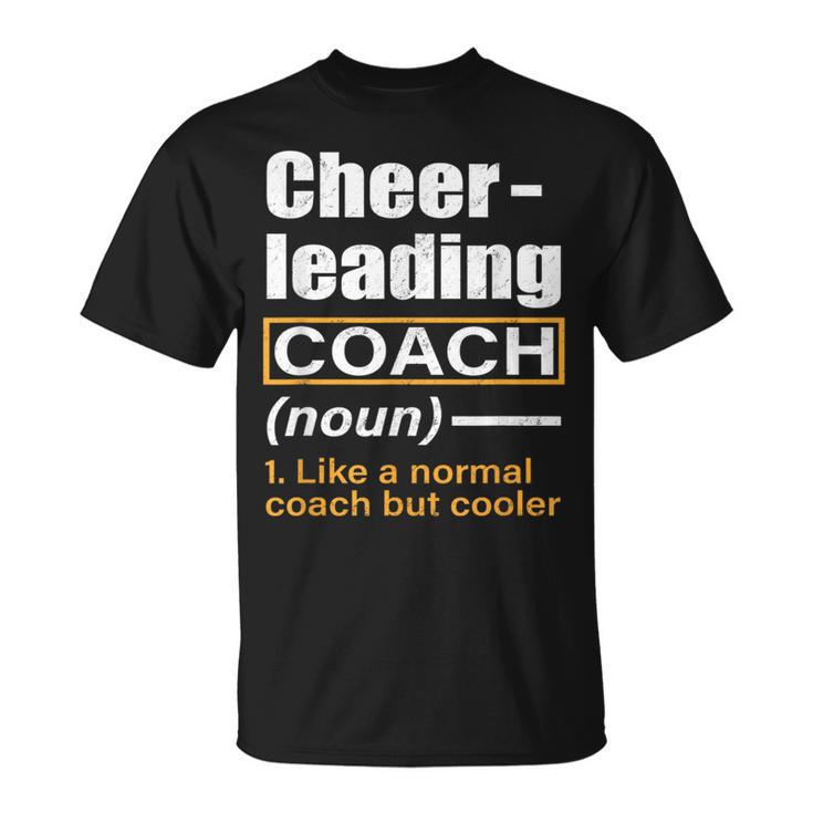 Cheerleading Coach Definition Cheer Trainer T-Shirt